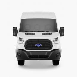 12_Ford Transit Truck Mockup - Front View_Preview3