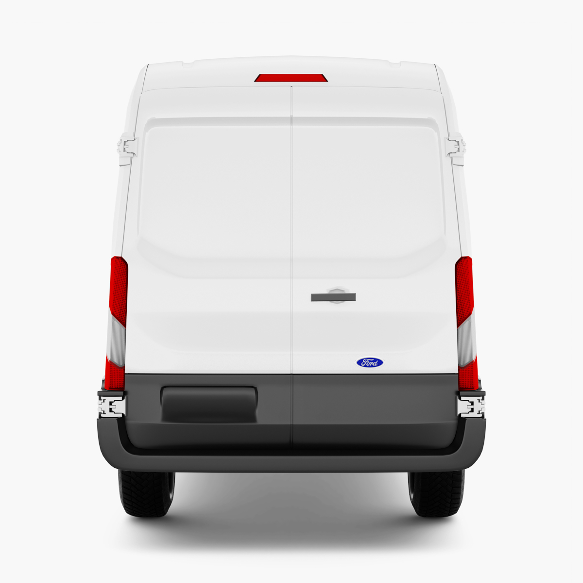 14_Ford Transit Truck Mockup - Back View_Preview3