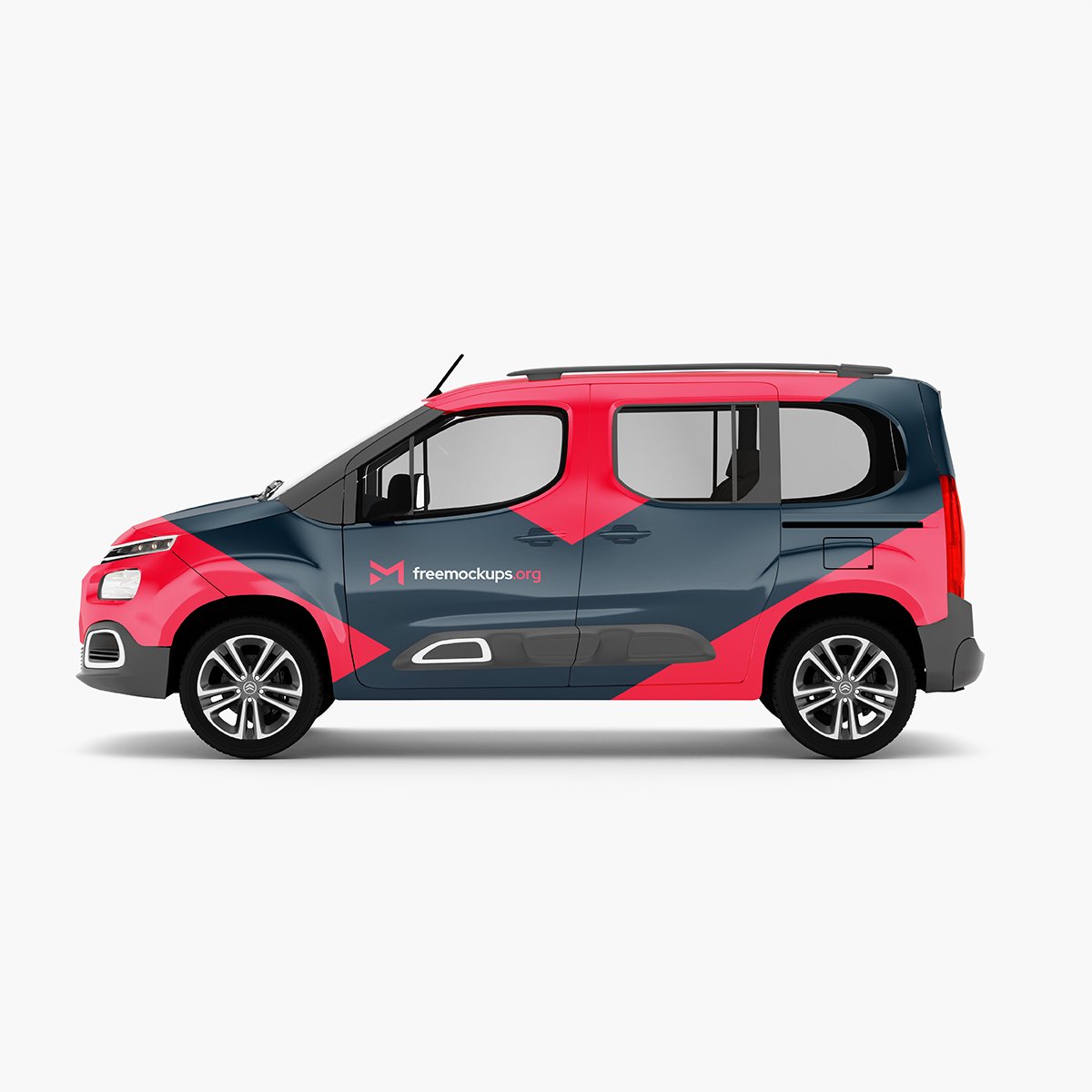 18_Citroen Berlingo Car Mockup_Side_Preview1_Square